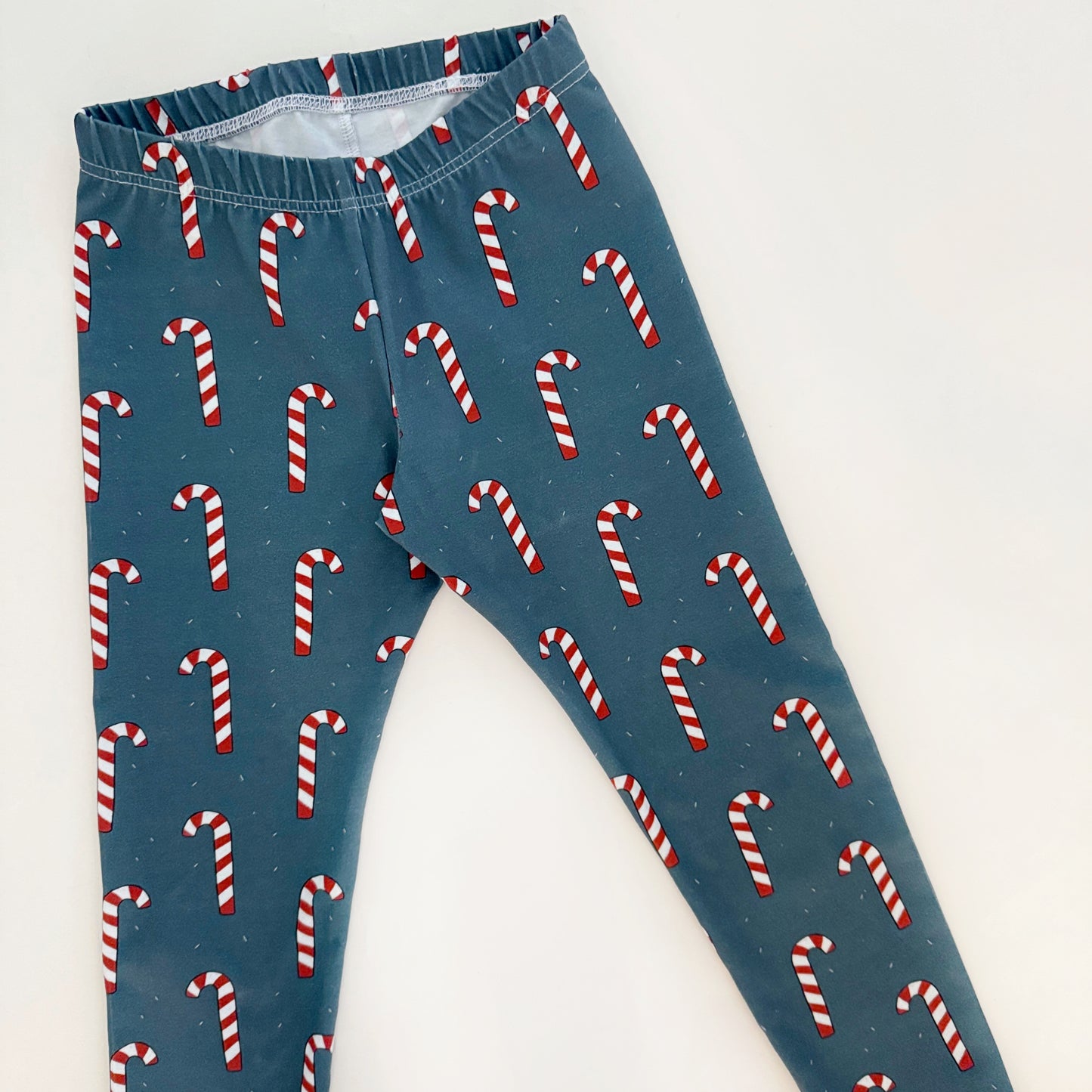 Candy Cane Leggings 7-8 Years