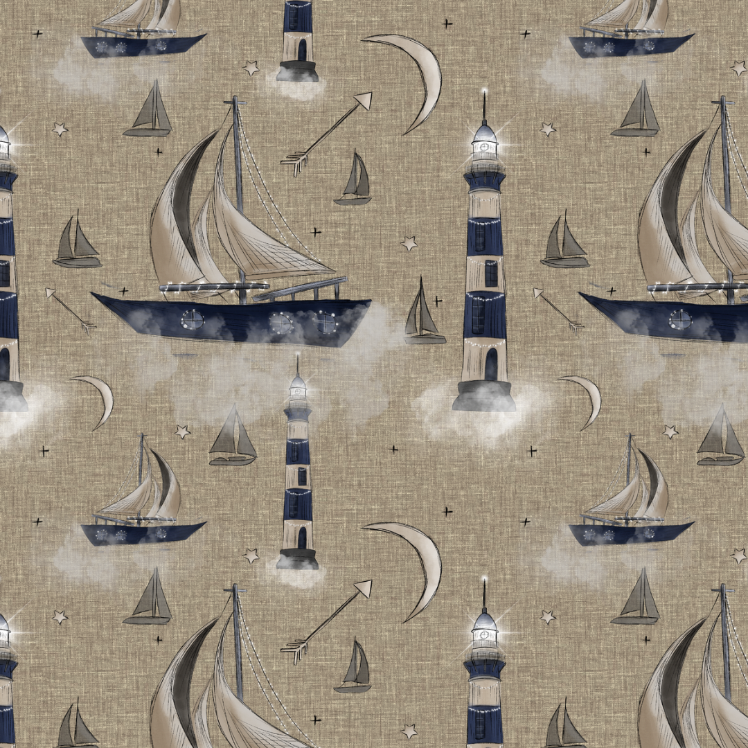 Sandy Sailboat T-Shirt Dress