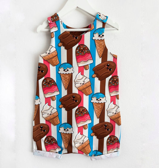 Kawaii Ice Creams Shortie Romper 18-24 Months
