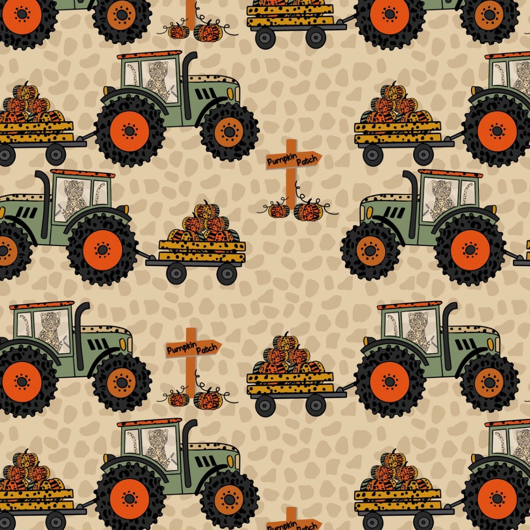Pumpkin Picking Circle Skirt