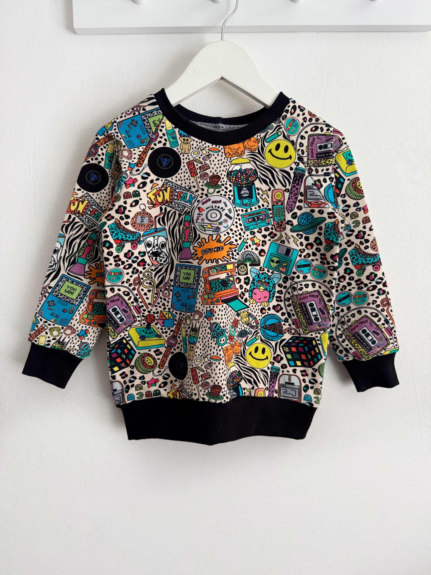 90s Wild Mix Sweatshirt 2-3 Years