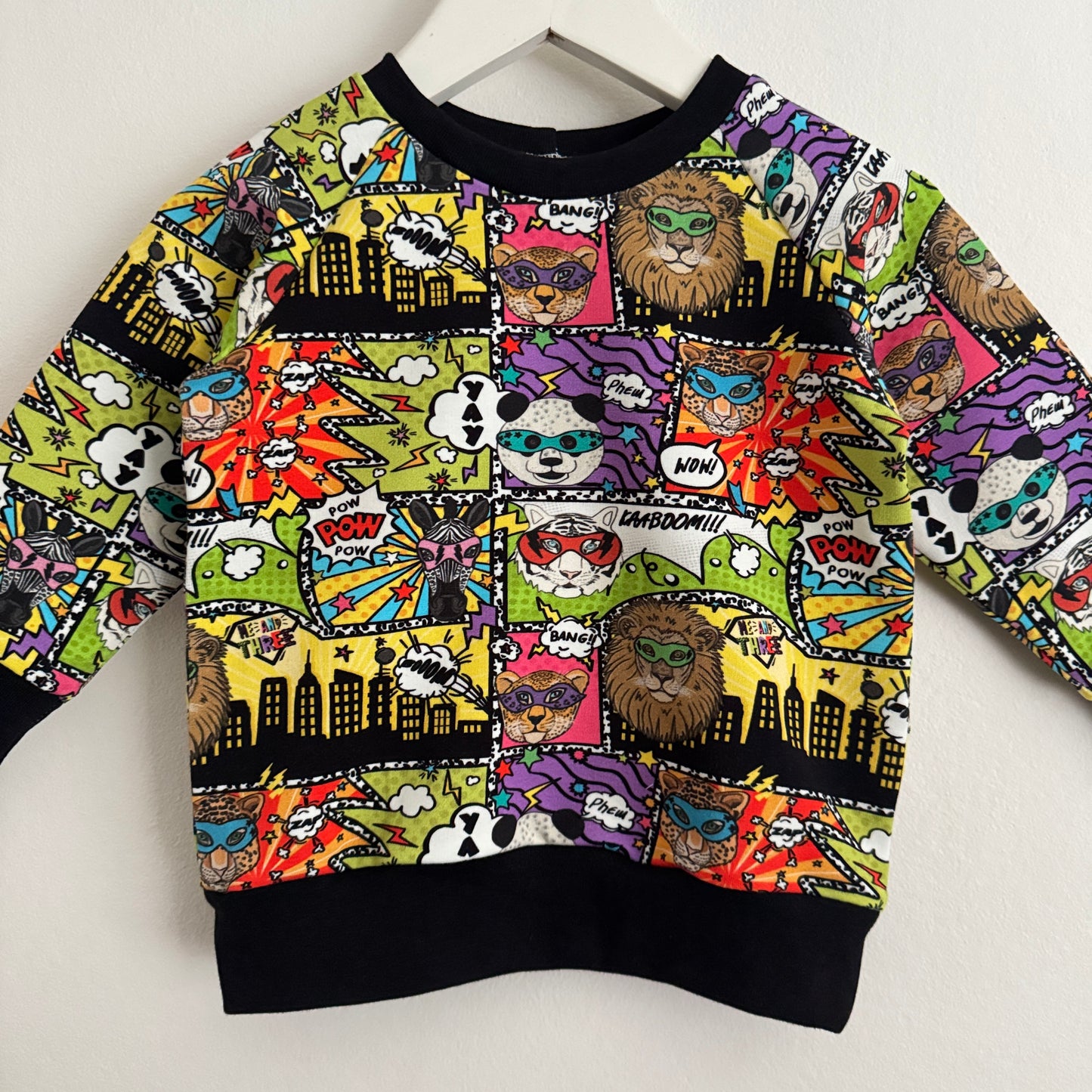 Super Wild Animals Sweatshirt 9-12 Months