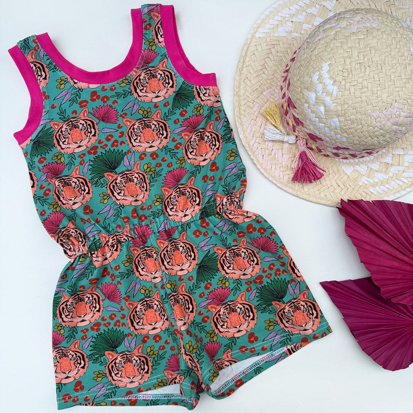 Tropical Tiger Playsuit 18-24 Months