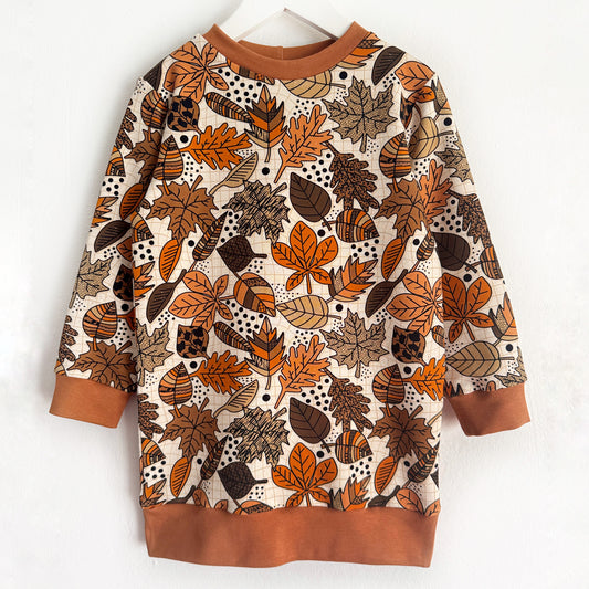 Leaves Jumper Dress