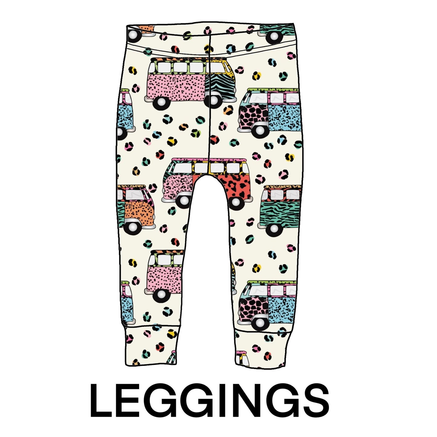 Showing how this fabric will look made in to leggings.