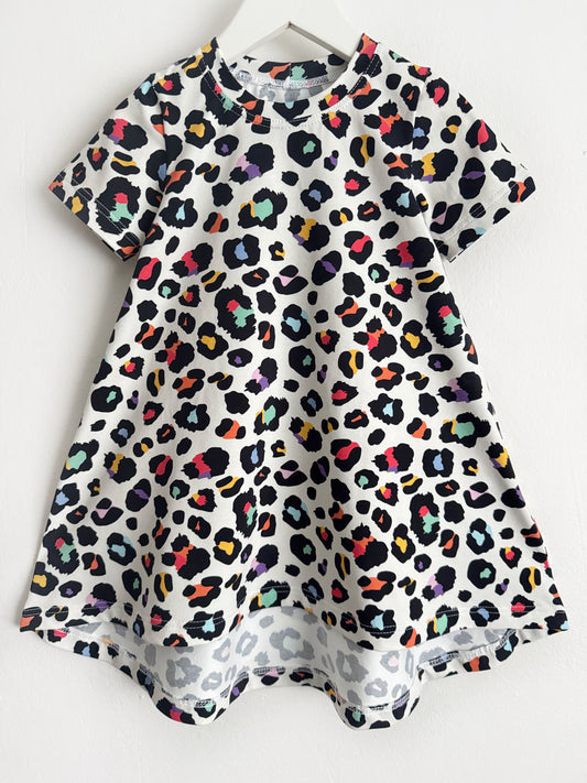 Leopard T-Shirt Dress 3-4 Years