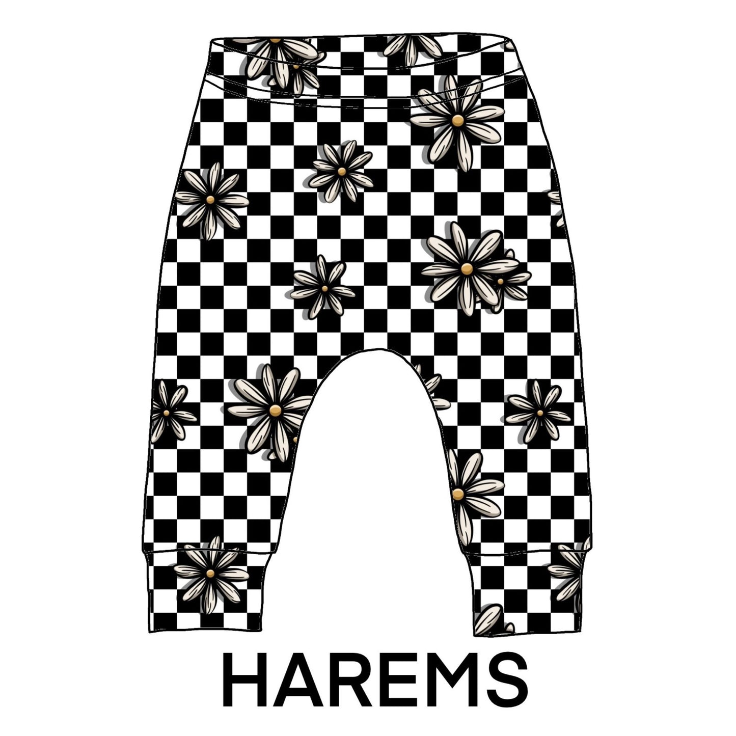 Showing how this fabric will look made in to harems.