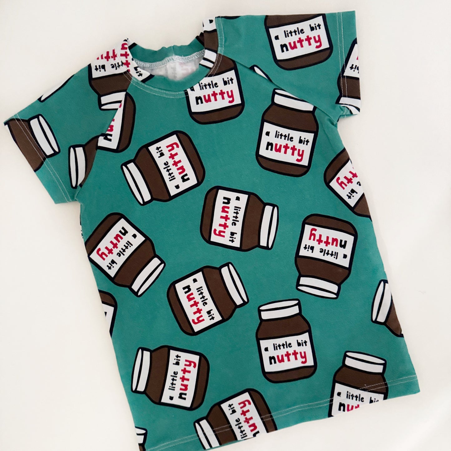 A Little Bit Nutty Raglan T-Shirt 5-6 Years