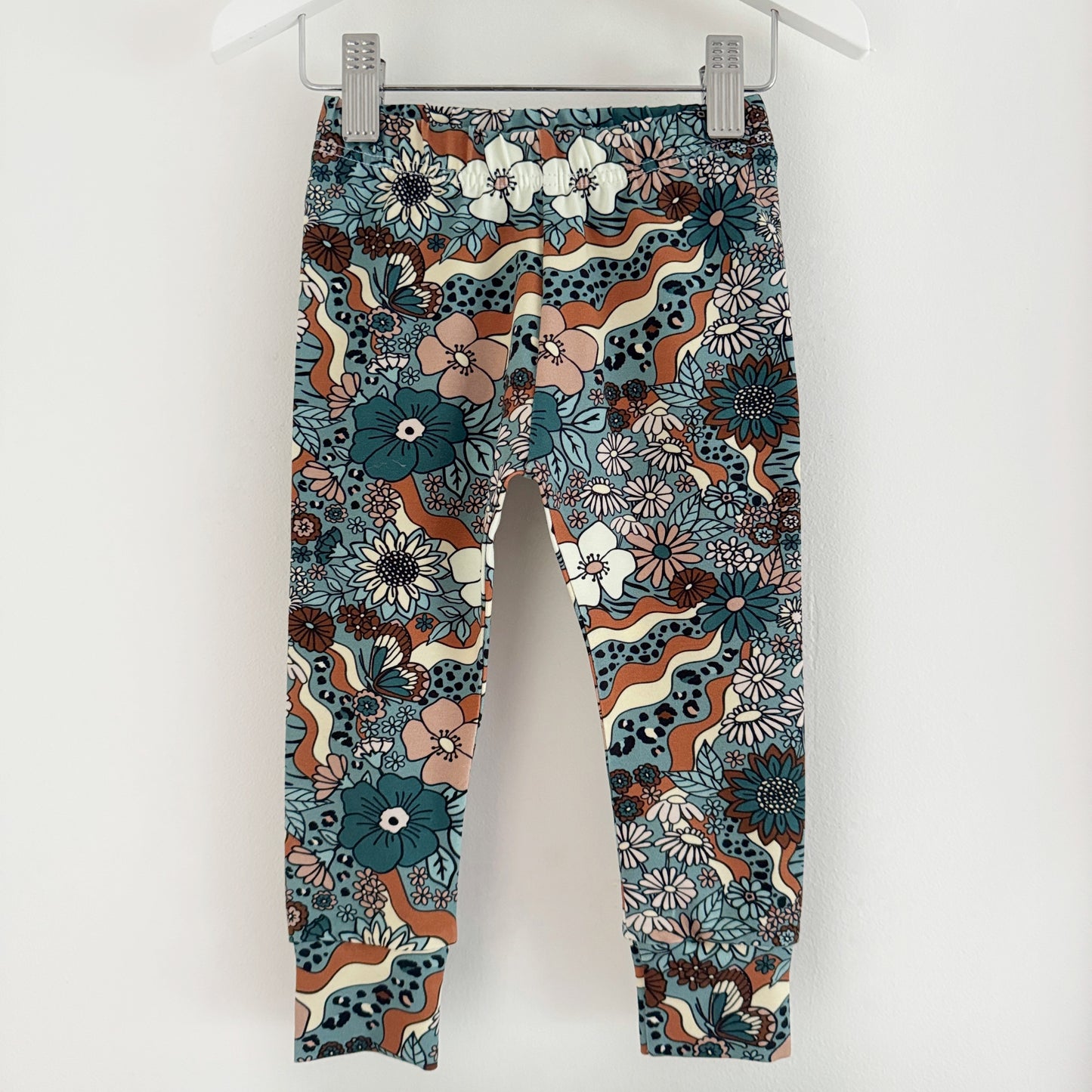 Vintage Floral Leggings 9-12 Months