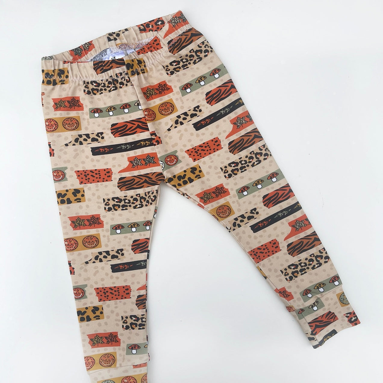 Autumn Washi Tape Leggings 12-18 Months
