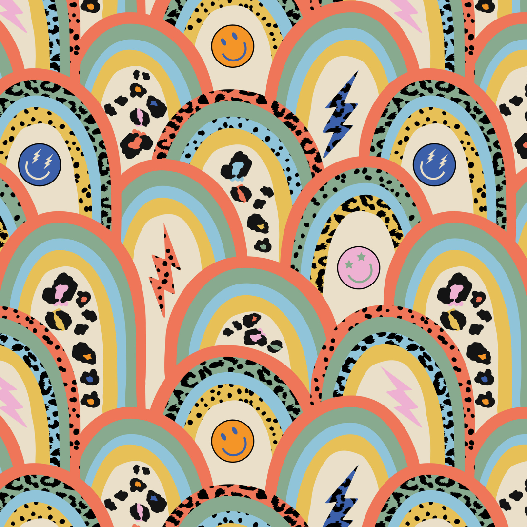 Rainbow Pop Rompers