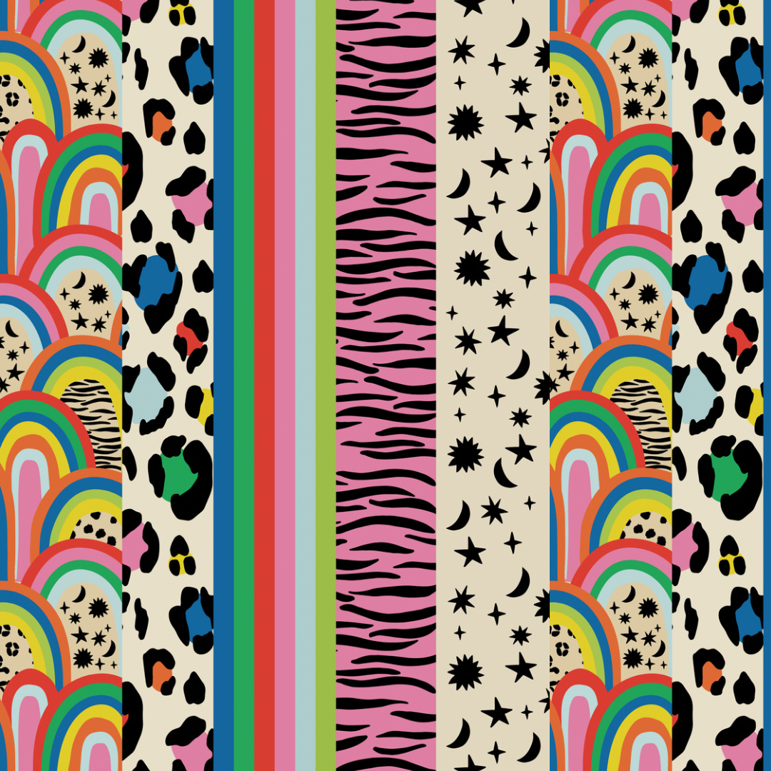 Rainbow Stripes Rompers