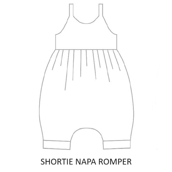 Carrot Patch Shortie Rompers