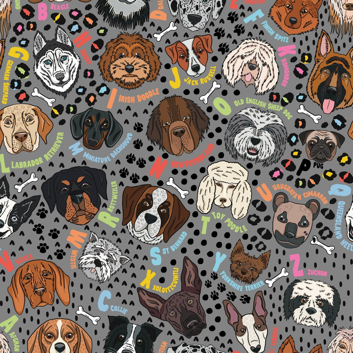 Dog Alphabet Dress