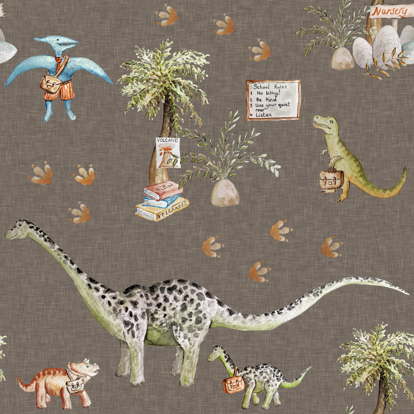 Dino School Romper