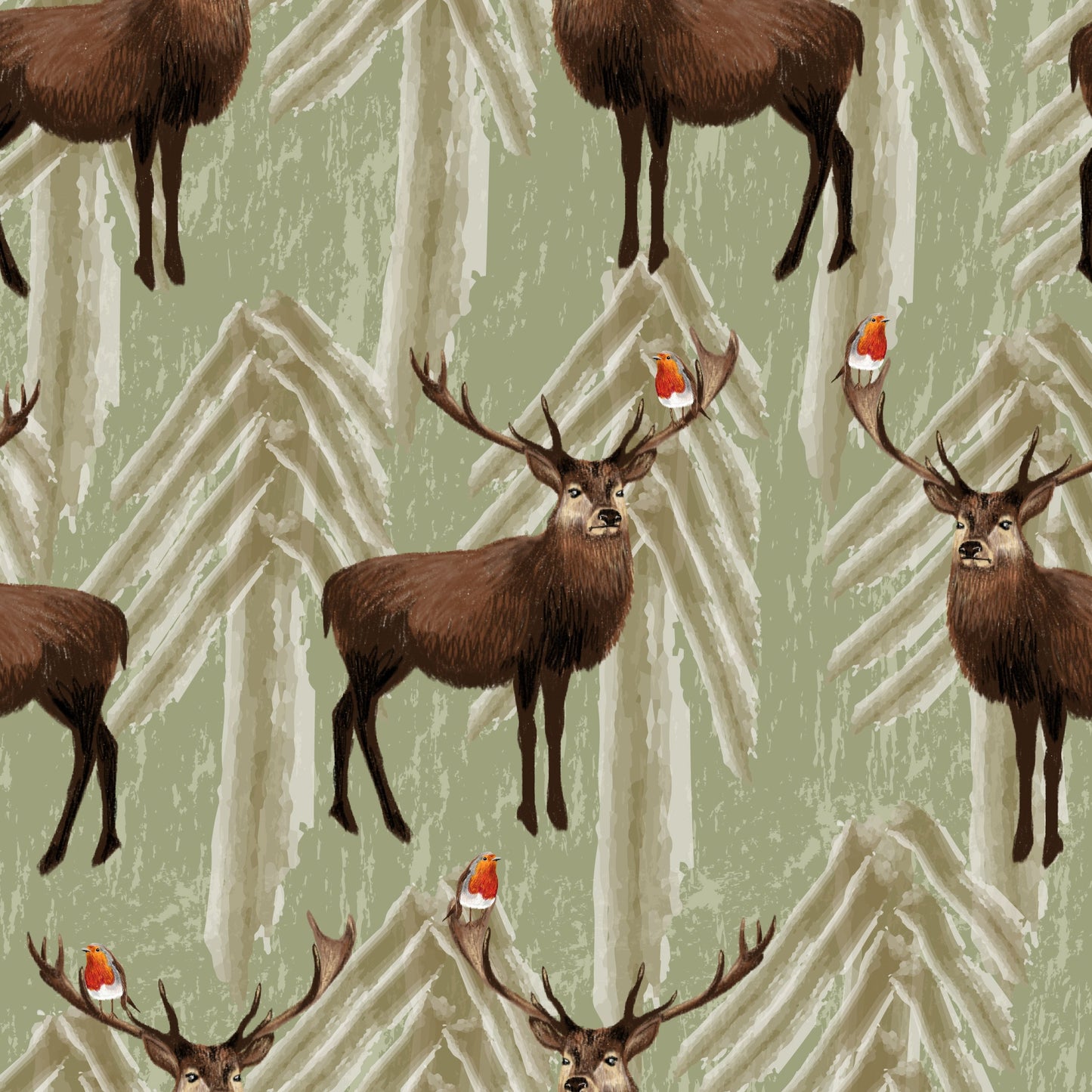 Stag & Robin T-Shirt Dress