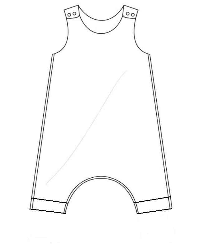 Deep Sea Shortie Romper