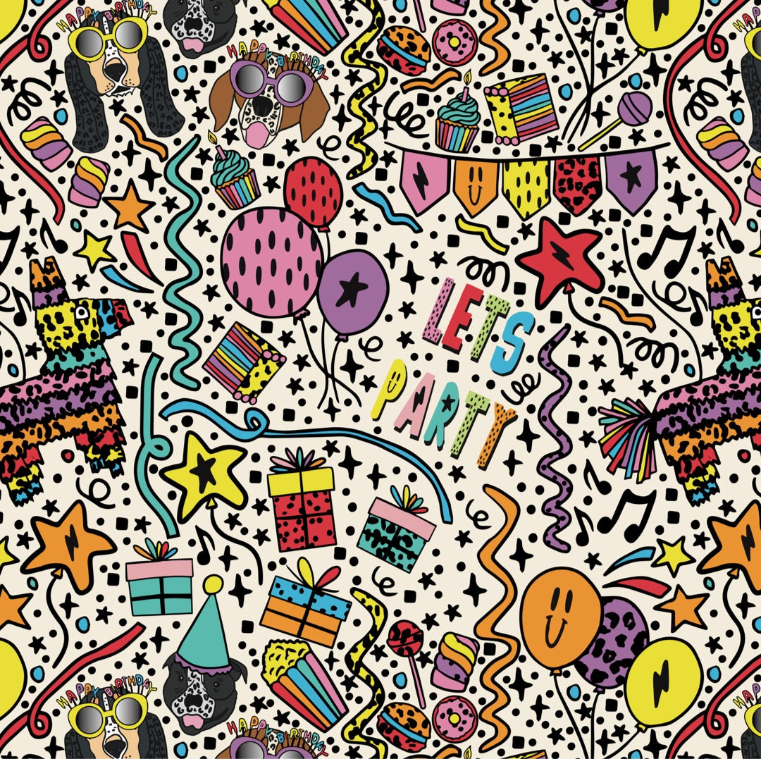 Party Wild Mix Circle Skirt