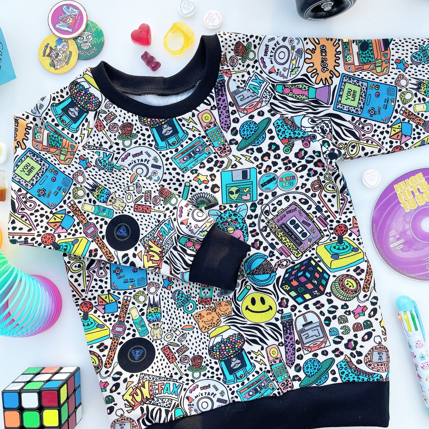 90s Wild Mix Sweatshirt