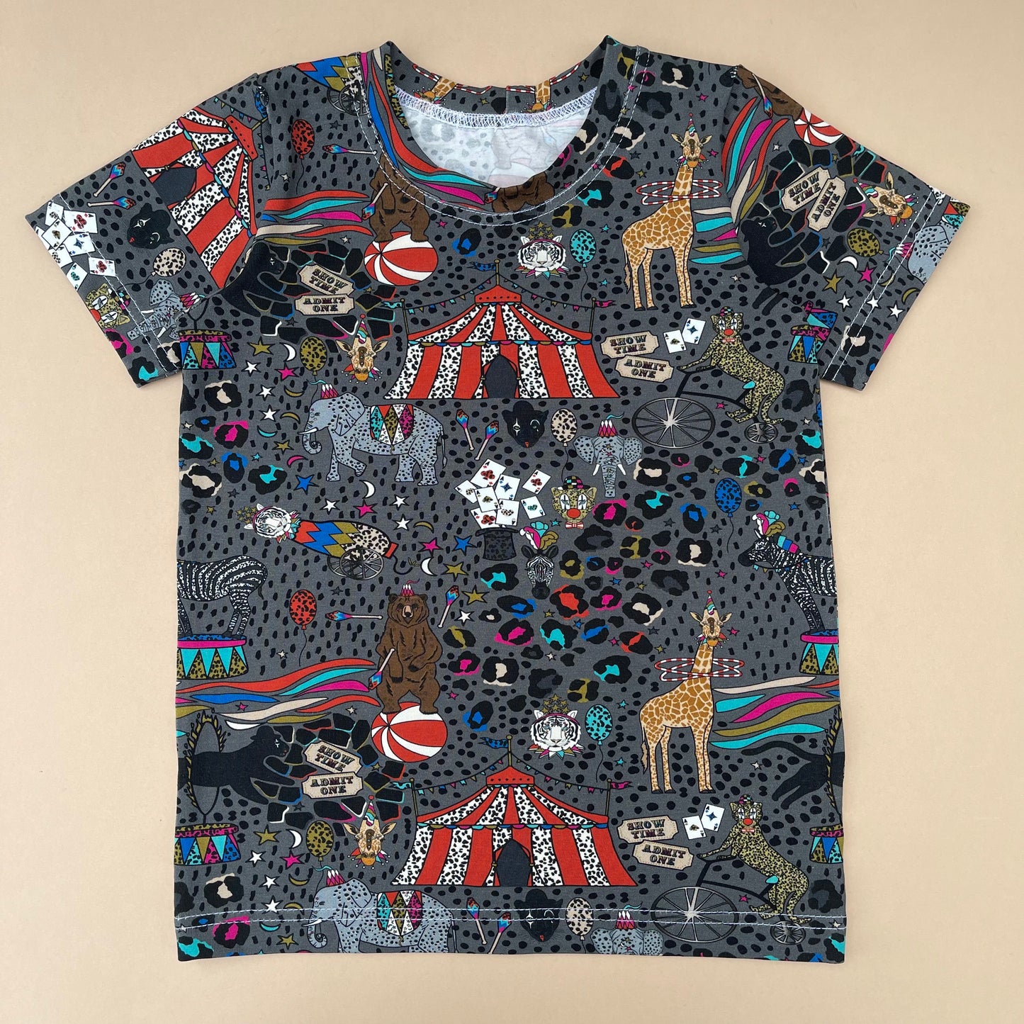 Show Time Wildmix Short Sleeved Crew T-shirt 4-5 Years