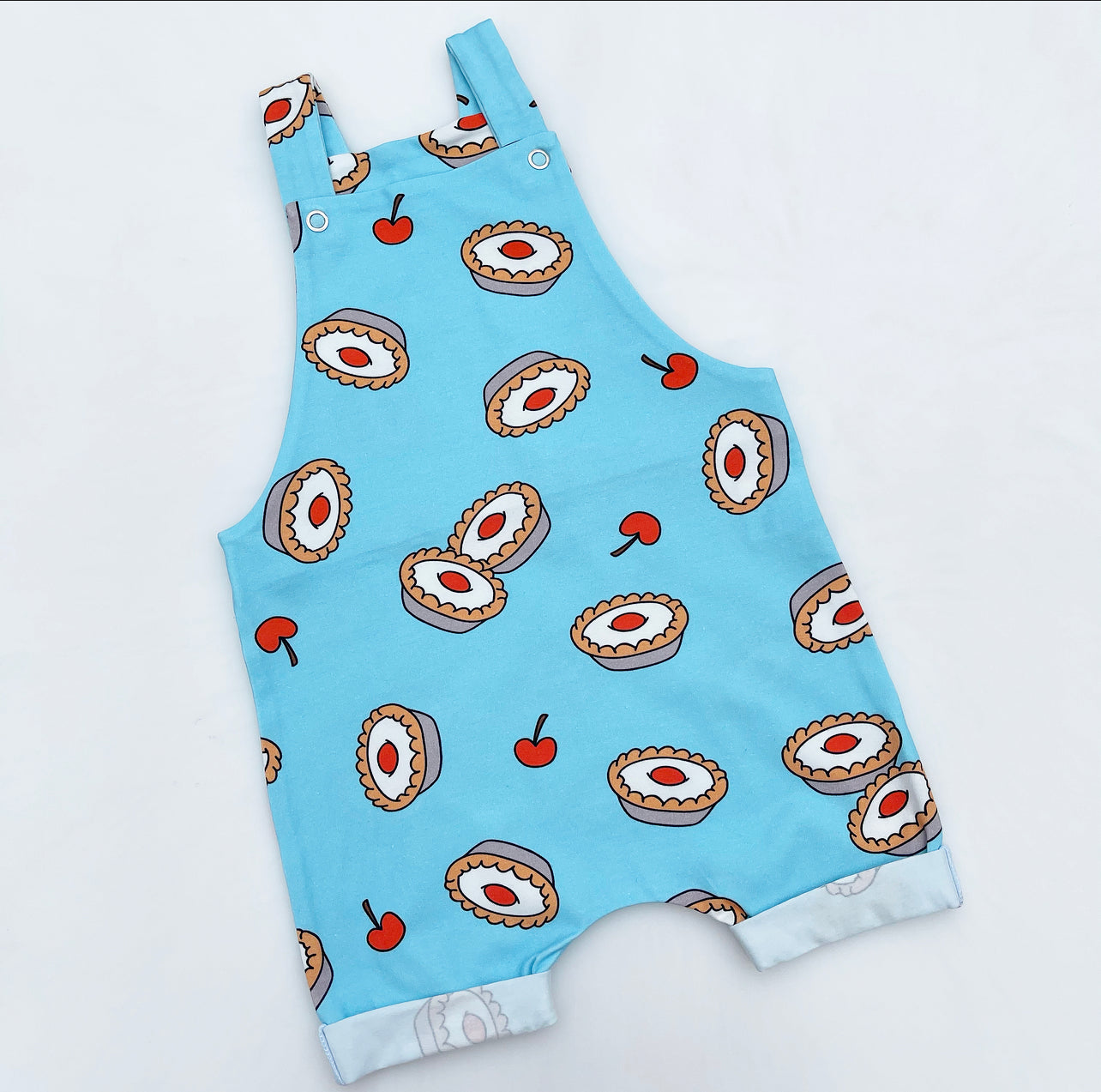 Cherry Bakewell Shortie Dungarees 9-12 Months