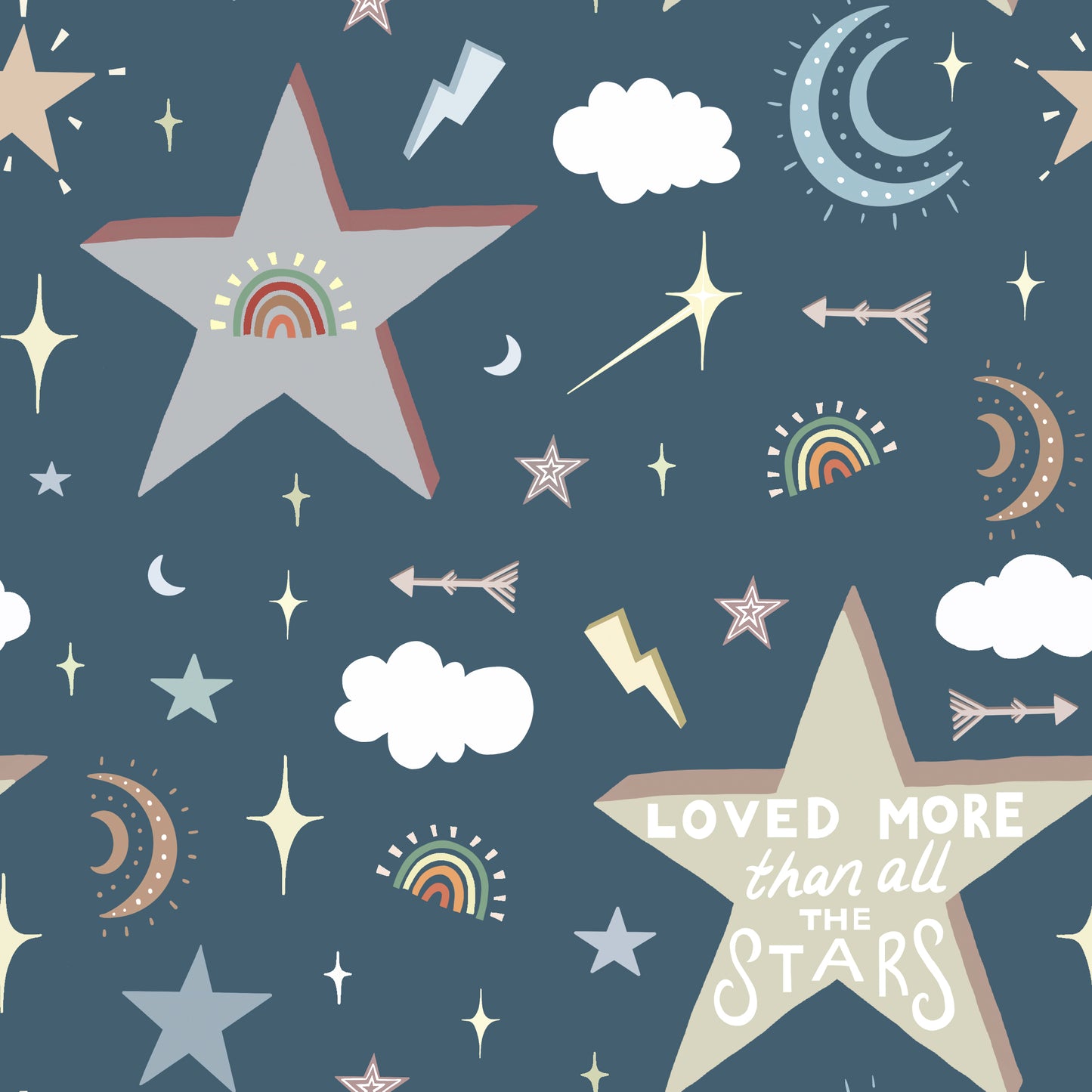 Loved More Than The Stars Romper