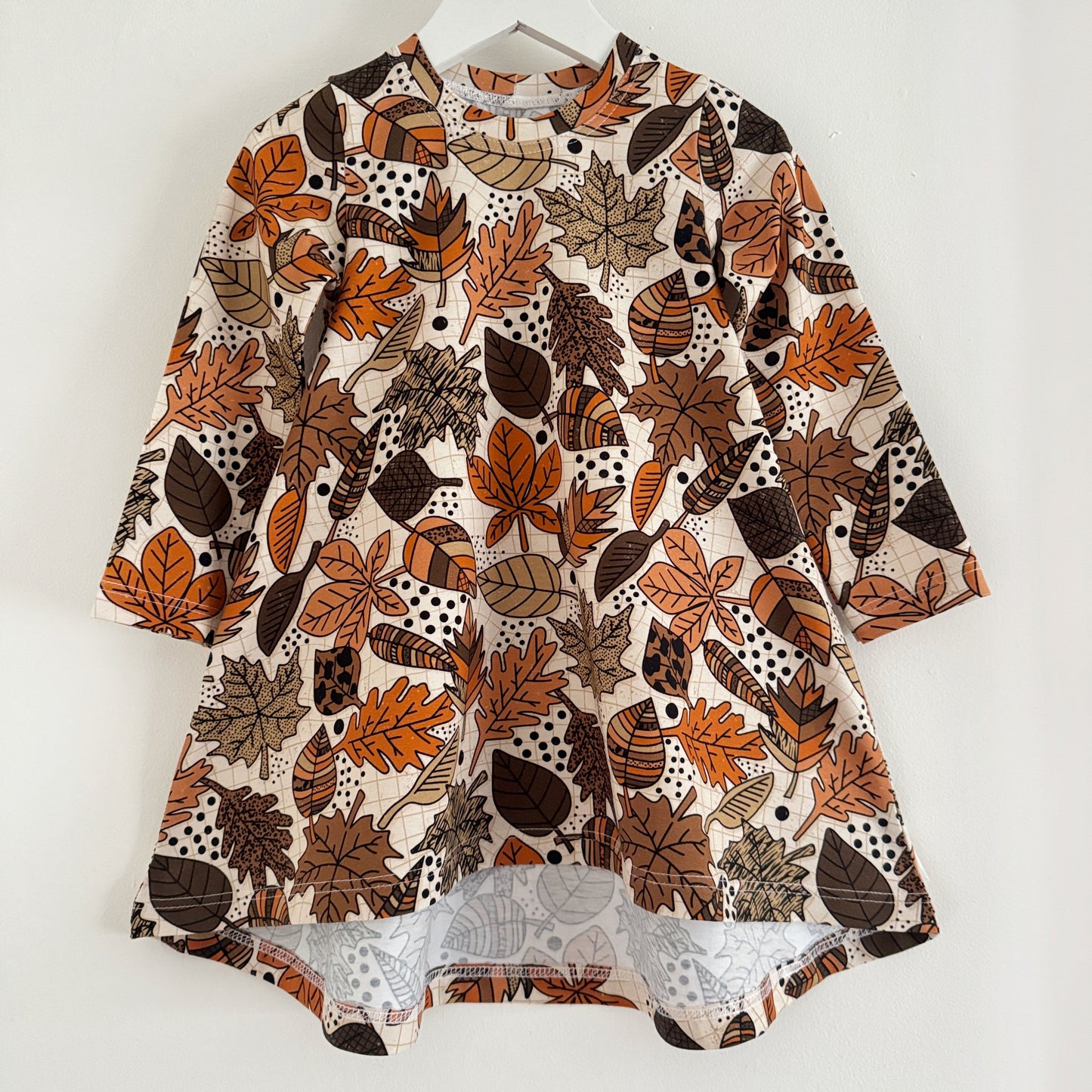 Leaves T-Shirt Dress 2-3 Years