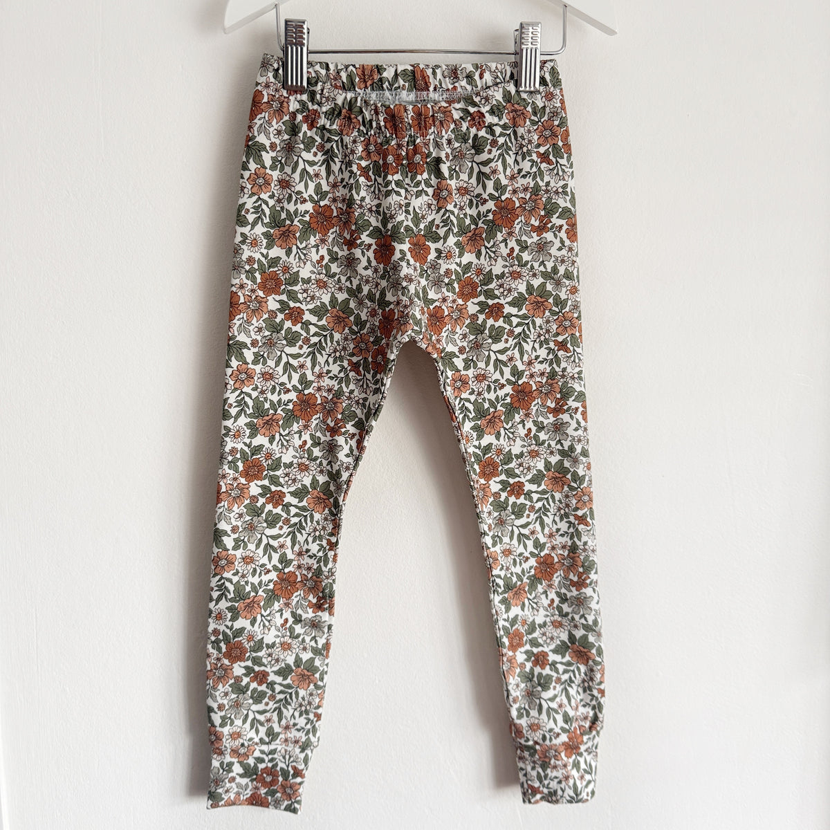 Autumn Flowers Leggings 3-4 Years