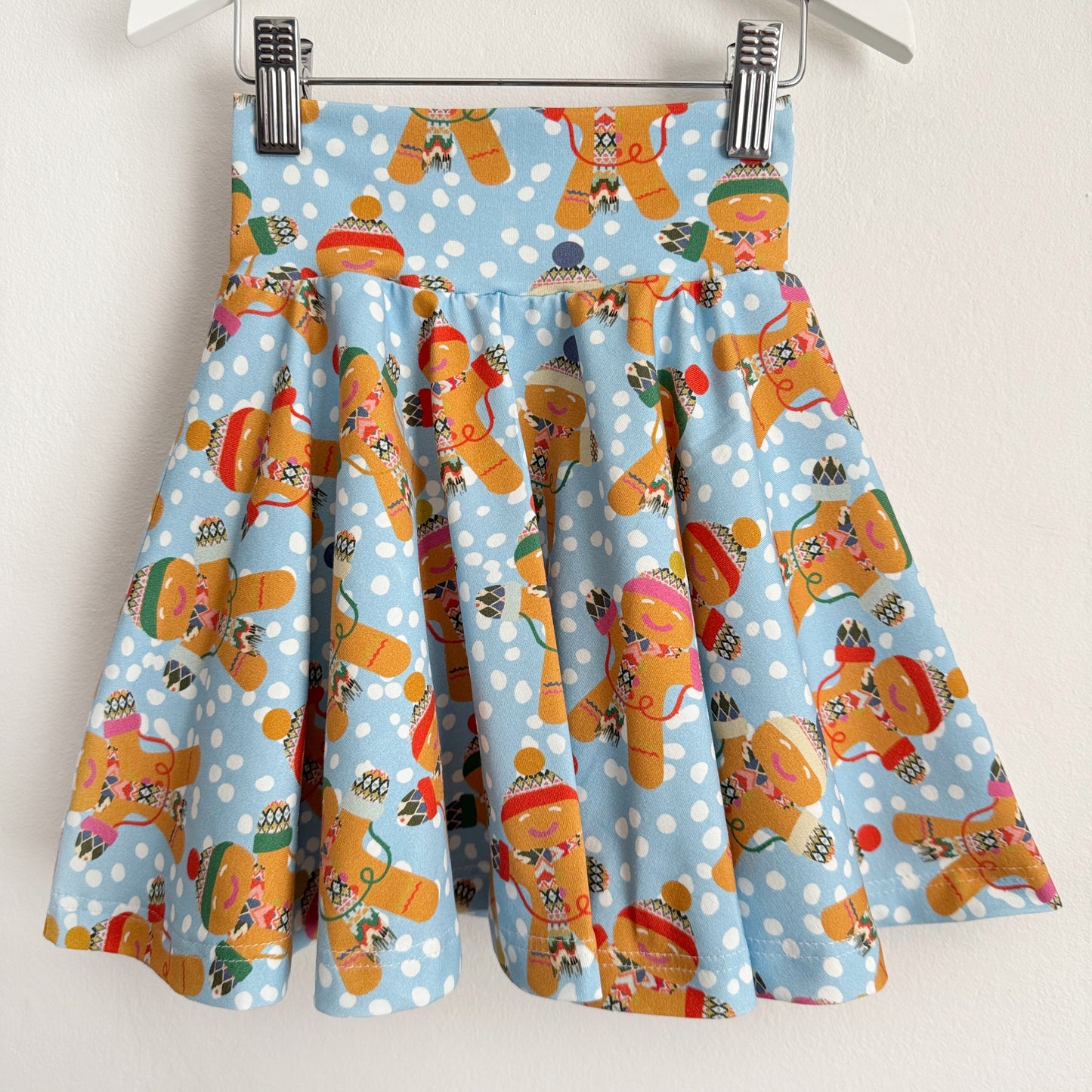 Gingerbread Man Circle Skirt 4-5 Years