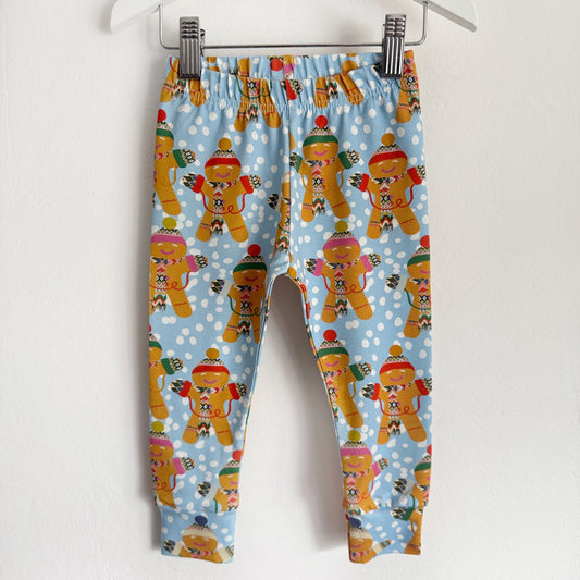 Gingerbread Man Leggings 9-12 Months