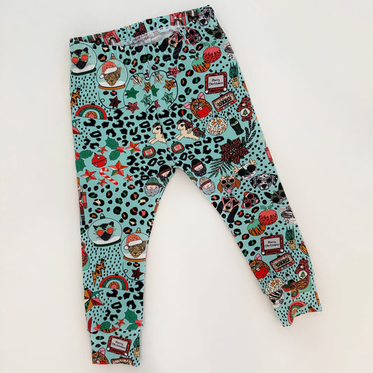 Christmas Wild Mix Leggings 12-18 Months