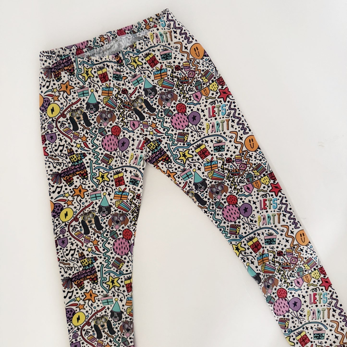 Party Wild Mix Leggings 5-6 Years