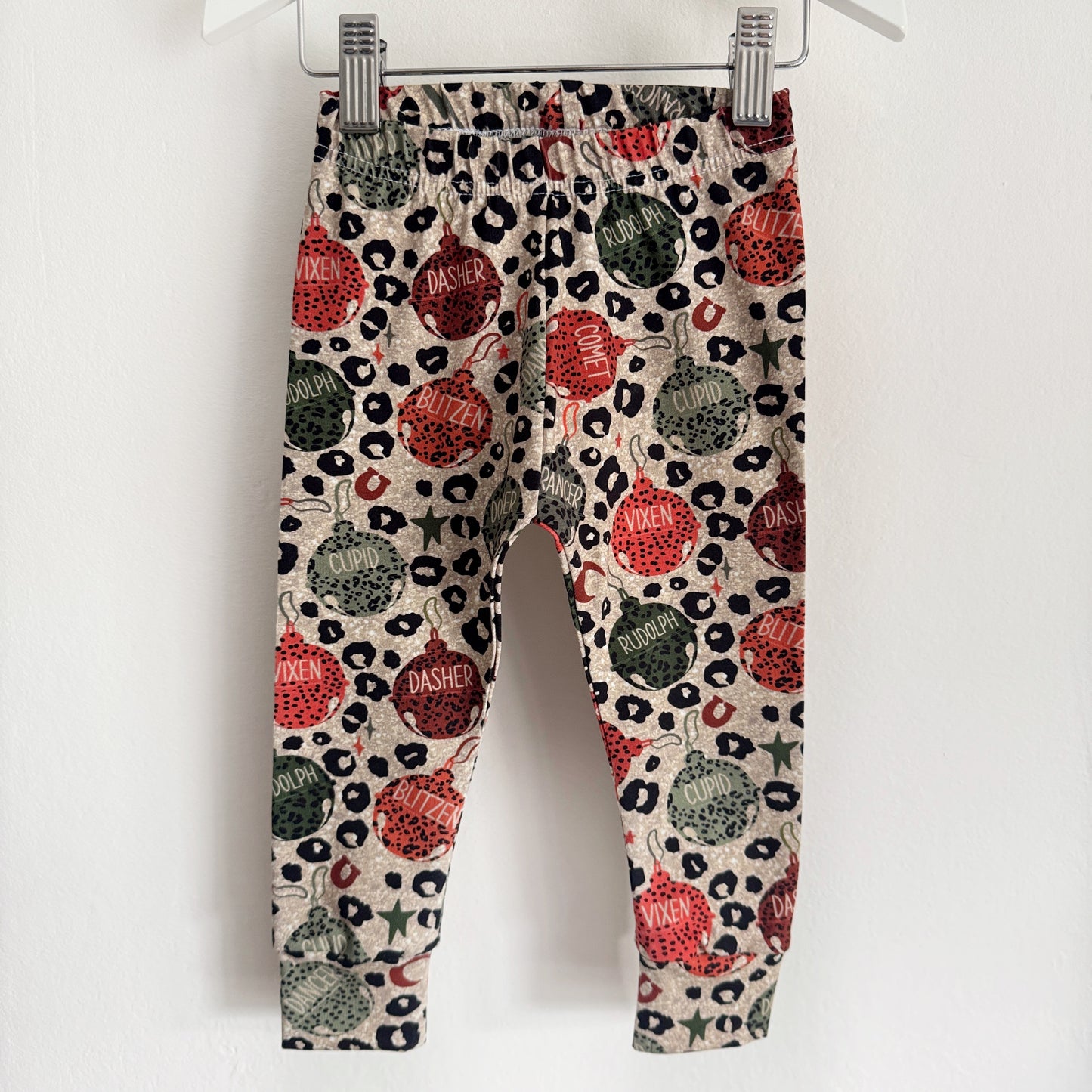 Reindeer Bells Leggings 9-12 Months