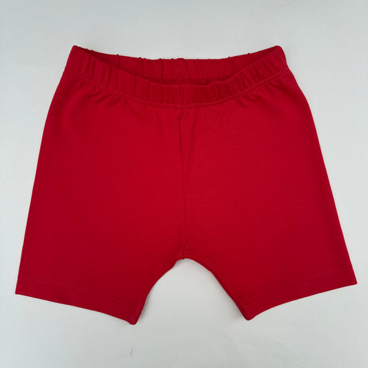 Plain Red Standard Shorts 18-24 Months