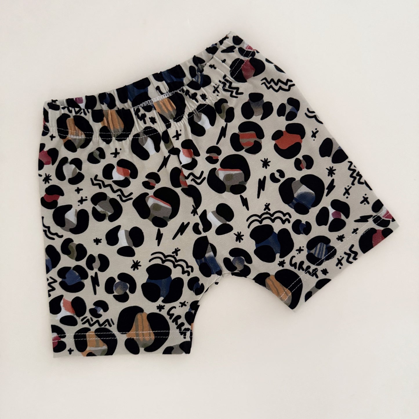 Abstract Leopard Standard Shorts 9-12 Months