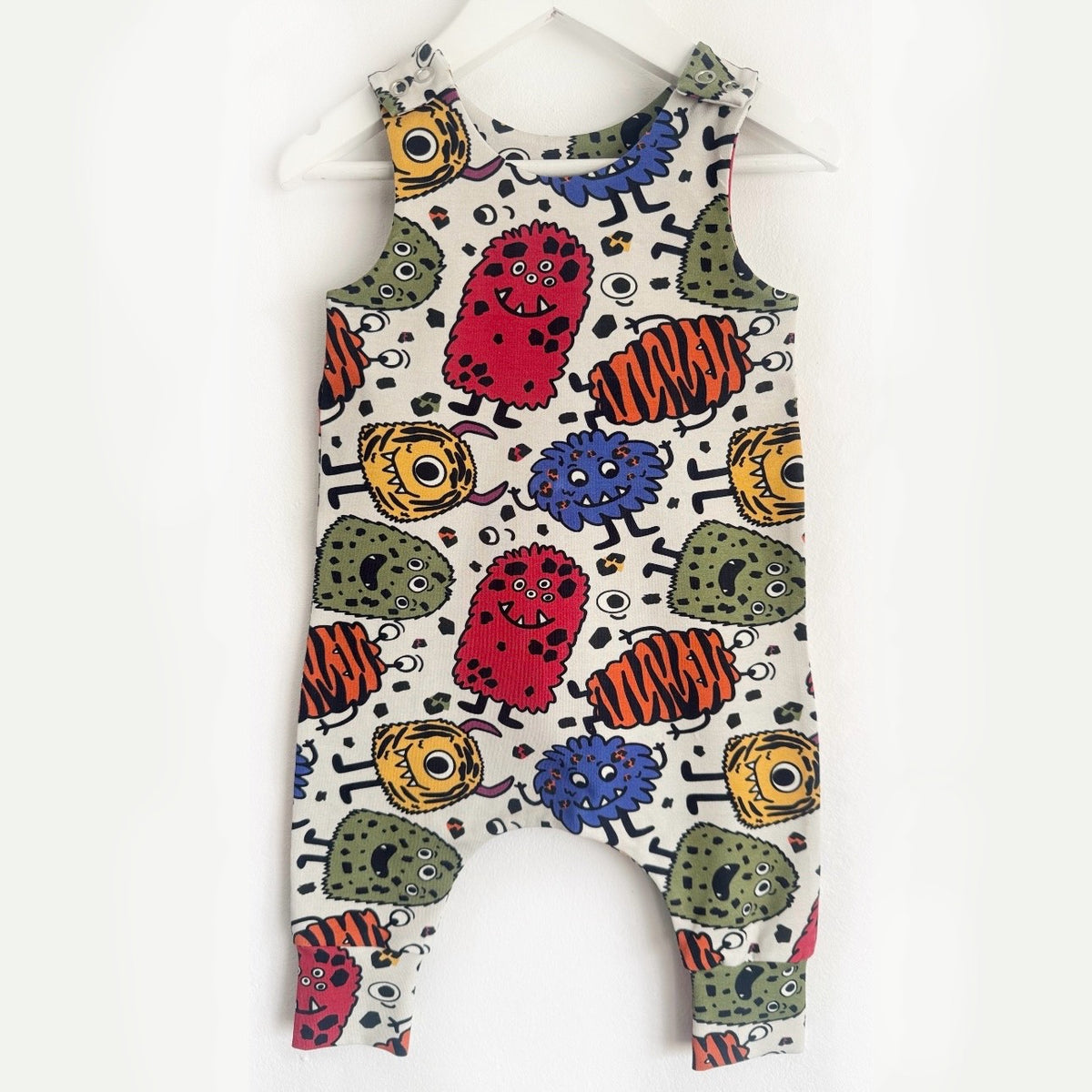 Monster Mash Harem Romper 3-6 Months