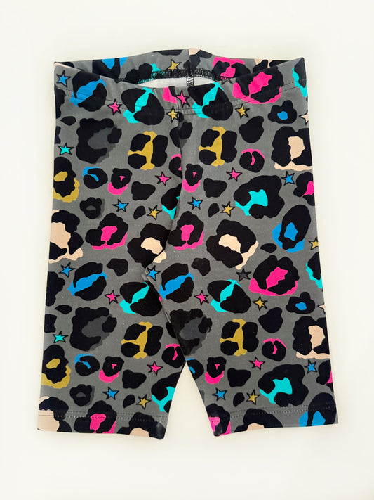 Show Time Leopard Cycling Shorts 5-6 Years