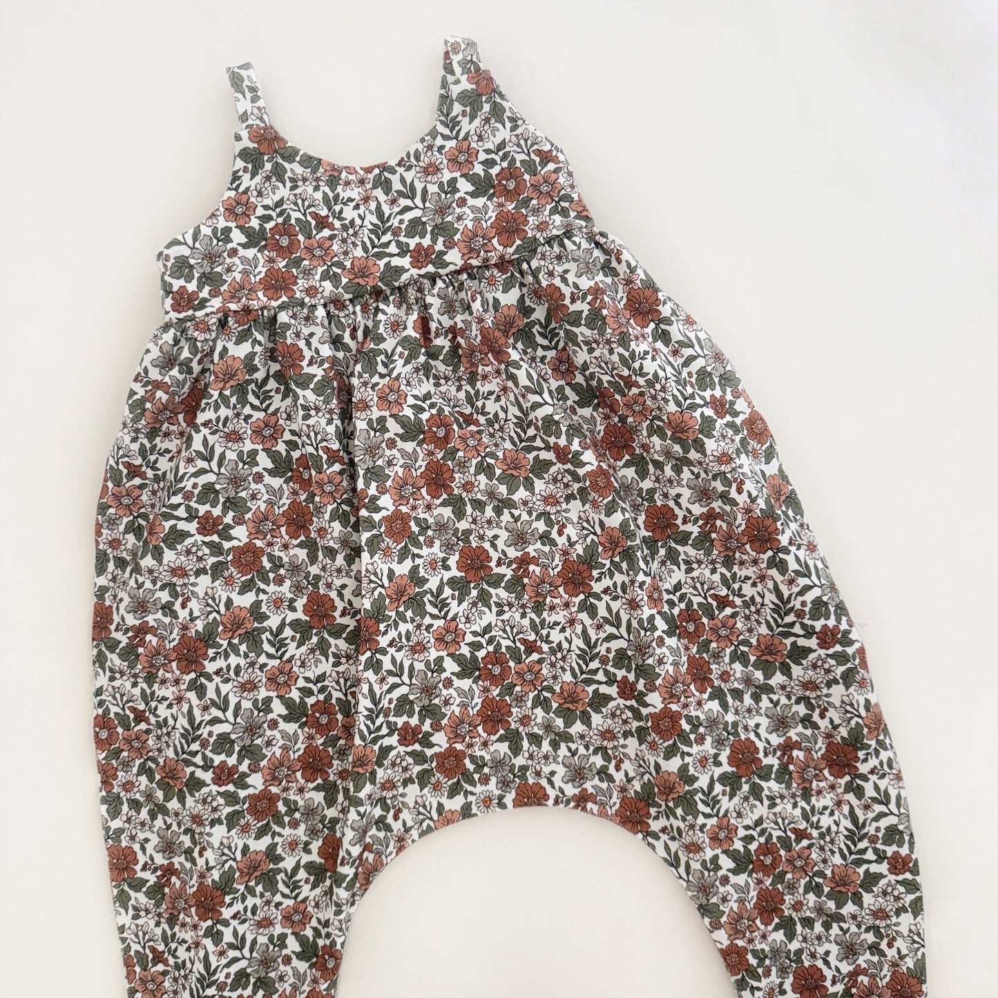 Autumn Flowers Napa Romper 2-3 Years