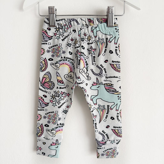 Unicorn World Leggings 3-6 Months