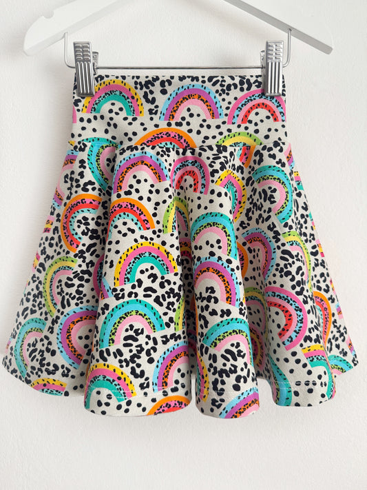 Wild Rainbows Circle Skirt 3-4 Years