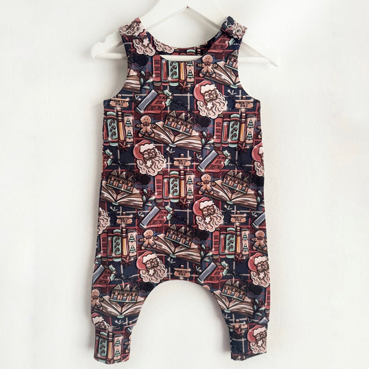 Night Before Christmas Harem Romper 3-6 Months