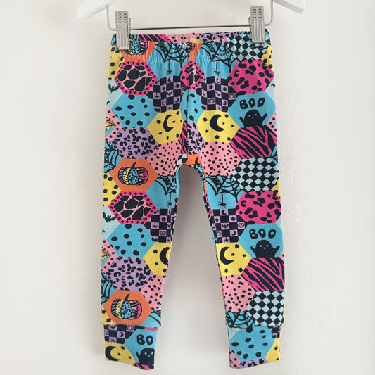 Halloween Patchwork Leggings 9-12 Months