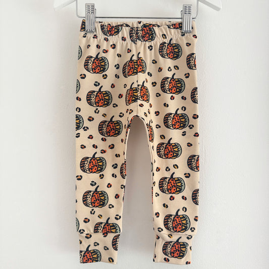 Wild Pumpkin Leggings 9-12 Months