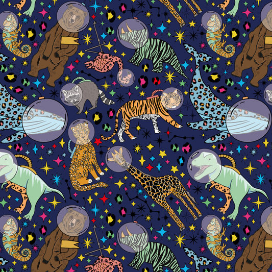 Astro Animals Circle Skirt