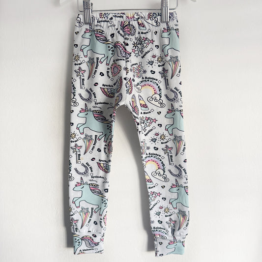 Unicorn World Leggings 2-3 Years