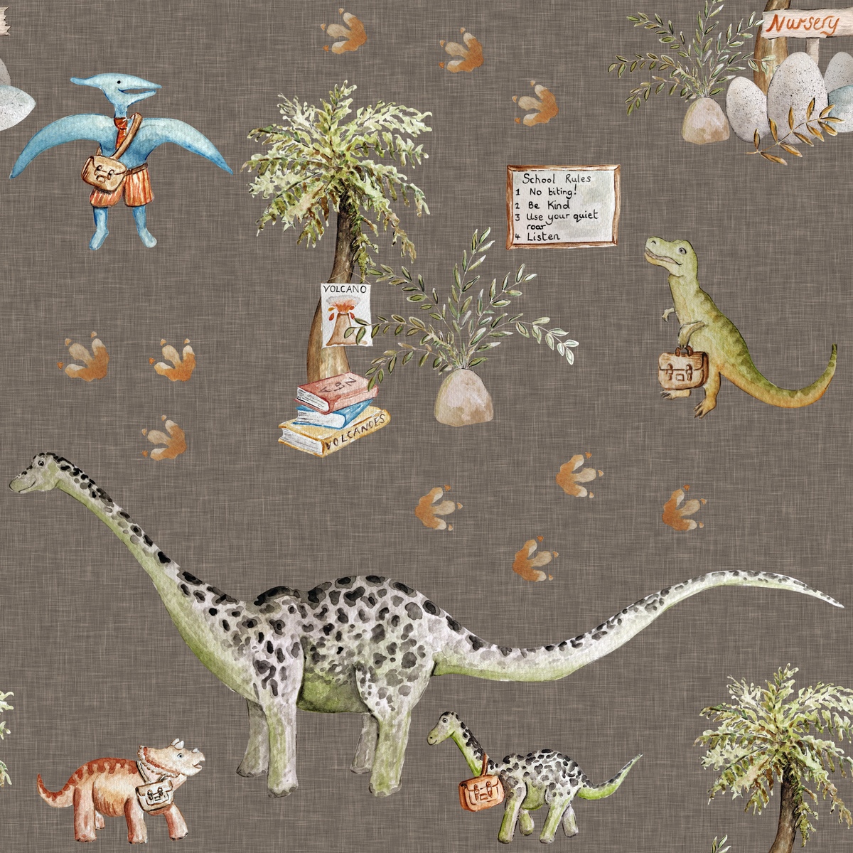Dino School Romper