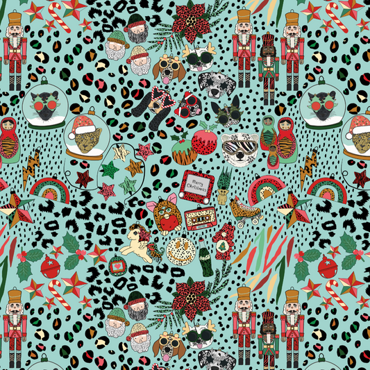 Christmas Wild Mix Jumper Dress