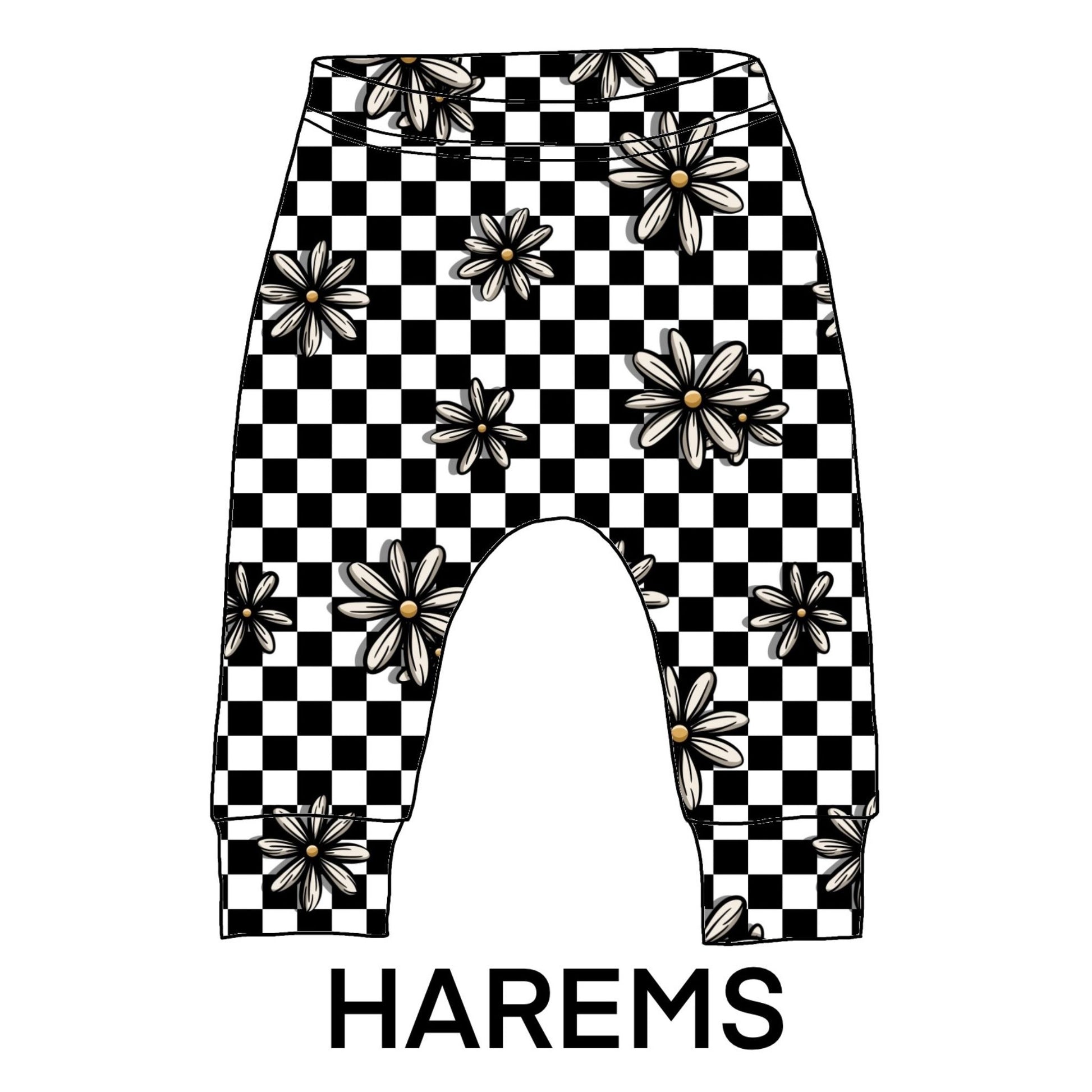 Showing how this fabric will look made in to harems.