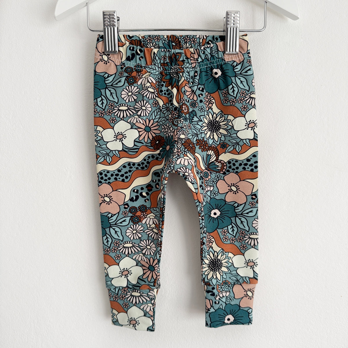 Vintage Floral Leggings 3-6 Months