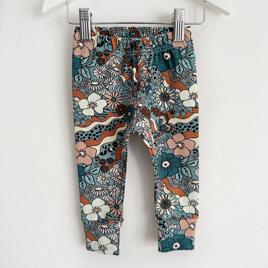 Vintage Floral Leggings 3-6 Months
